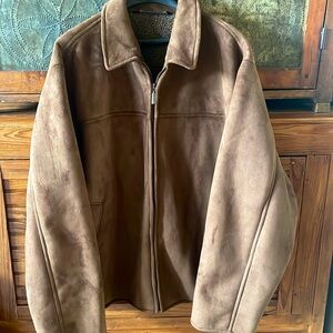 WEATHERPROOF MICROSUADE BOMBER JACKET, SZ 2XL. NWOT.